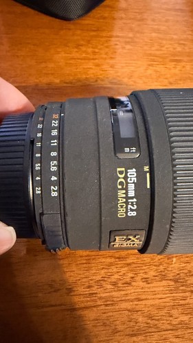 Sigma 105mm ex dg - sigma, f/2,8
